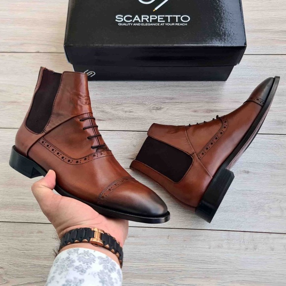 Men's Leather Chelsea Boots | Handmade - Picture 8 of 8